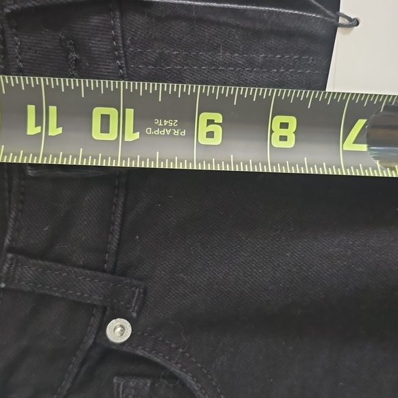 NWT ZARA Split Skinny Jeans High Rise Full Length Bootcut Flare Leg Black - Picture 7 of 9